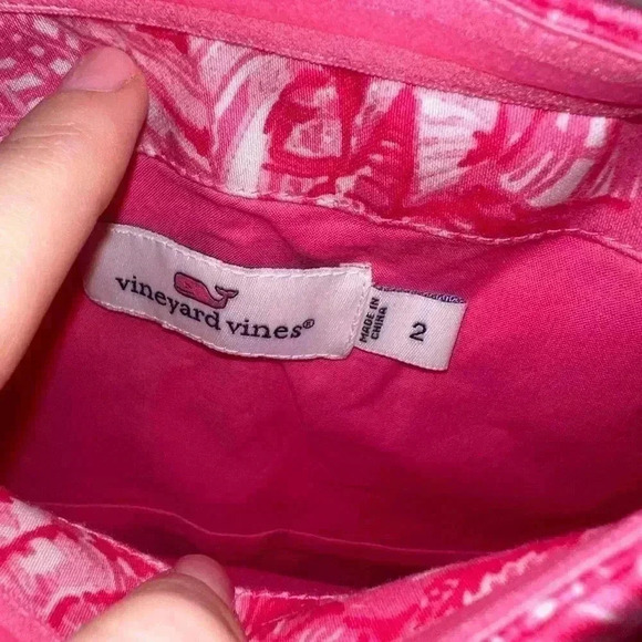 VINEYARD VINES PINK DRESS SIZE 2 - Picture 5 of 13